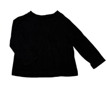 Load image into Gallery viewer, Unisex Anko, plain black cotton long sleeve t-shirt, EUC, size 2,  