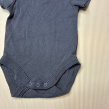 Load image into Gallery viewer, Unisex Baby Berry, navy cotton bodysuit, EUC, size 000,  
