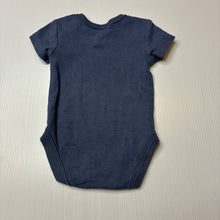 Load image into Gallery viewer, Unisex Baby Berry, navy cotton bodysuit, EUC, size 000,  