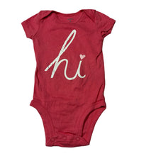 Load image into Gallery viewer, Girls Carter's, pink cotton bodysuit, GUC, size 00-0,  