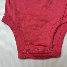 Load image into Gallery viewer, Girls Carter's, pink cotton bodysuit, GUC, size 00-0,  