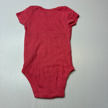 Load image into Gallery viewer, Girls Carter's, pink cotton bodysuit, GUC, size 00-0,  