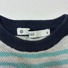 Load image into Gallery viewer, Unisex Target, striped cotton knit sweater, GUC, size 2,  