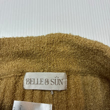 Load image into Gallery viewer, Unisex BELLE &amp; SUN, mustard cotton ribbed terry pants, elasticated, GUC, size 000,  