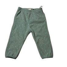 Load image into Gallery viewer, Unisex H&amp;M, green lightweight fleece pants, elasticated, GUC, size 0,  