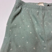Load image into Gallery viewer, Unisex H&amp;M, green lightweight fleece pants, elasticated, GUC, size 0,  