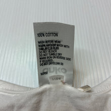 Load image into Gallery viewer, Girls Anko, white cotton ruffle t-shirt, broderie trim, GUC, size 000,  