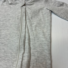Load image into Gallery viewer, Unisex 4Baby, grey cotton blend zip coverall, pilling, FUC, size 000,  