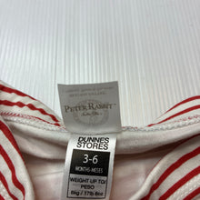 Load image into Gallery viewer, Unisex Peter Rabbit, striped cotton baby leggings, GUC, size 00,  
