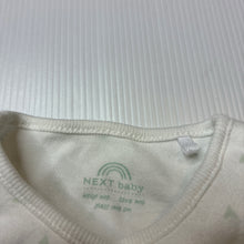 Load image into Gallery viewer, Unisex Next, cream cotton coverall, embroidered, GUC, size 000,  