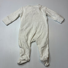 Load image into Gallery viewer, Unisex Next, cream cotton coverall, embroidered, GUC, size 000,  