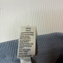 Load image into Gallery viewer, Unisex Dymples, blue cotton knit footed leggings, elasticated, EUC, size 000,  