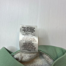 Load image into Gallery viewer, Unisex Sprout, striped cotton blend fleece lined pants, elasticated, EUC, size 000,  