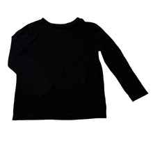 Load image into Gallery viewer, Unisex Anko, plain black cotton long sleeve t-shirt, GUC, size 4,  