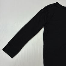 Load image into Gallery viewer, Unisex Anko, plain black cotton long sleeve t-shirt, GUC, size 4,  