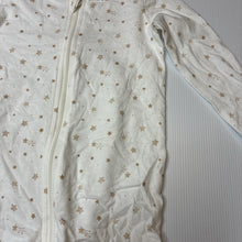 Load image into Gallery viewer, Unisex Anko, cream cotton zip coverall, shooting stars, EUC, size 1,  