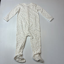 Load image into Gallery viewer, Unisex Anko, cream cotton zip coverall, shooting stars, EUC, size 1,  