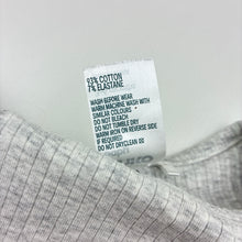 Load image into Gallery viewer, Girls Anko, grey marle stretch cotton ribbed long sleeve t-shirt, EUC, size 00,  