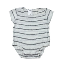 Load image into Gallery viewer, Unisex Bonds, striped stretch cotton ribbed bodysuit, FUC, size 0000,  