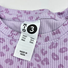 Load image into Gallery viewer, Girls KID, stretch cotton ribbed t-shirt, GUC, size 3,  