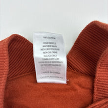 Load image into Gallery viewer, Unisex Ollie's Place, rust cotton ribbed overalls, embroidered, EUC, size 000,  