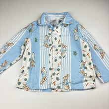 Load image into Gallery viewer, Unisex Beatrix Potter, Peter Rabbit striped flannel cotton pyjama set, EUC, size 2,  