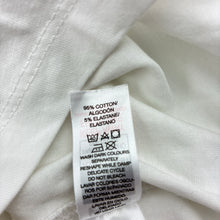 Load image into Gallery viewer, Girls DUNNES STORES, white stretch cotton long sleeve skivvy, EUC, size 9-10,  
