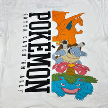 Load image into Gallery viewer, Unisex Pokemon, Charizard cotton t-shirt, Pokémon, wash fade, FUC, size 4,  