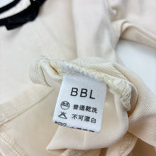 Load image into Gallery viewer, Girls BBL, cream long sleeve top, bow detail, GUC, size 6,  
