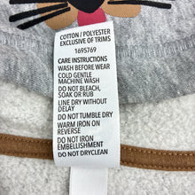 Load image into Gallery viewer, Unisex KID, cotton blend zip fleece lined hoodie, tiger, GUC, size 5,  