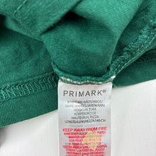 Load image into Gallery viewer, Unisex Primark, green cotton long sleeve t-shirt, tiger, EUC, size 9-10,  