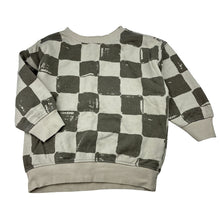 Load image into Gallery viewer, Unisex Target, check cotton blend fleece lined sweater, wash fade, FUC, size 3,  