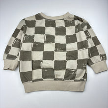 Load image into Gallery viewer, Unisex Target, check cotton blend fleece lined sweater, wash fade, FUC, size 3,  