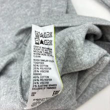 Load image into Gallery viewer, Unisex M&amp;S, grey marle cotton blend ribbed fleece lined top, EUC, size 5-6,  