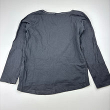 Load image into Gallery viewer, Girls Emerson Jnr, grey cotton sequin long sleeve t-shirt, heart, FUC, size 7,  