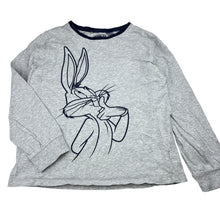Load image into Gallery viewer, Unisex Looney Tunes, Bugs Bunny grey marle cotton long sleeve t-shirt, GUC, size 12,  
