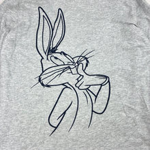 Load image into Gallery viewer, Unisex Looney Tunes, Bugs Bunny grey marle cotton long sleeve t-shirt, GUC, size 12,  