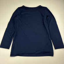 Load image into Gallery viewer, Unisex Uniqlo, navy long sleeve t-shirt, pilling, FUC, size 9-10,  
