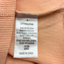 Load image into Gallery viewer, Girls Pavement, orange stretch cotton ribbed cropped long sleeve t-shirt, embroidered, GUC, size 8,  