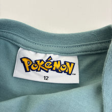 Load image into Gallery viewer, Unisex Pokemon, Pikachu cotton long sleeve t-shirt, embroidered, EUC, size 12,  