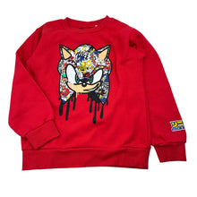 Load image into Gallery viewer, Unisex Sonic the Hedgehog, Shadow the Hedgehog fleece lined sweater, EUC, size 7,  
