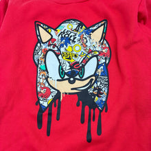 Load image into Gallery viewer, Unisex Sonic the Hedgehog, Shadow the Hedgehog fleece lined sweater, EUC, size 7,  