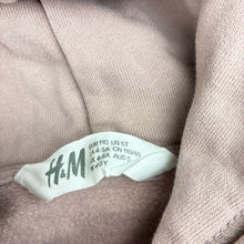 Load image into Gallery viewer, Unisex H&amp;M, pink cotton fleece lined hoodie, GUC, size 5,  