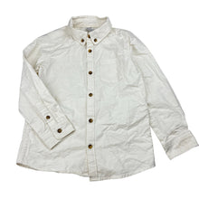 Load image into Gallery viewer, Boys Anko, white cotton long sleeve shirt, EUC, size 5,  
