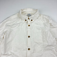 Load image into Gallery viewer, Boys Anko, white cotton long sleeve shirt, EUC, size 5,  