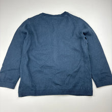 Load image into Gallery viewer, Unisex H&amp;M, blue cotton knit cardigan, NEW, size 3,  