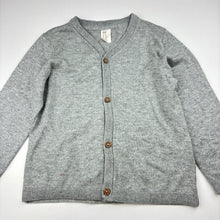 Load image into Gallery viewer, Unisex H&amp;M, grey cotton knit cardigan, EUC, size 3,  
