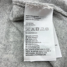 Load image into Gallery viewer, Unisex H&amp;M, grey cotton knit cardigan, EUC, size 3,  