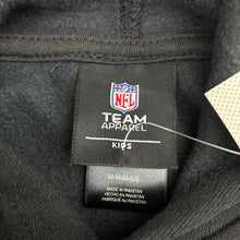 Load image into Gallery viewer, Unisex NFL, Green Bay Packers black cotton blend fleece lined hoodie, NEW, size 5-6,  