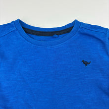 Load image into Gallery viewer, Unisex Anko, blue marle cotton long sleeve t-shirt, embroidered, GUC, size 3,  